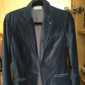 Zadig & Voltaire Velvet Blazer Blue M
